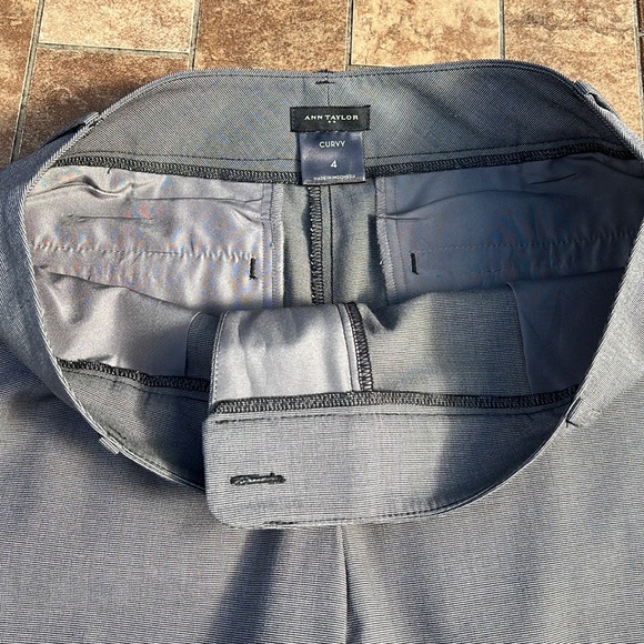 Like new, Rarely worn, Ann Taylor size for curvy black checkered dress pants. - Picture 6 of 10